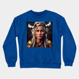 Viking Shield Maiden Crewneck Sweatshirt